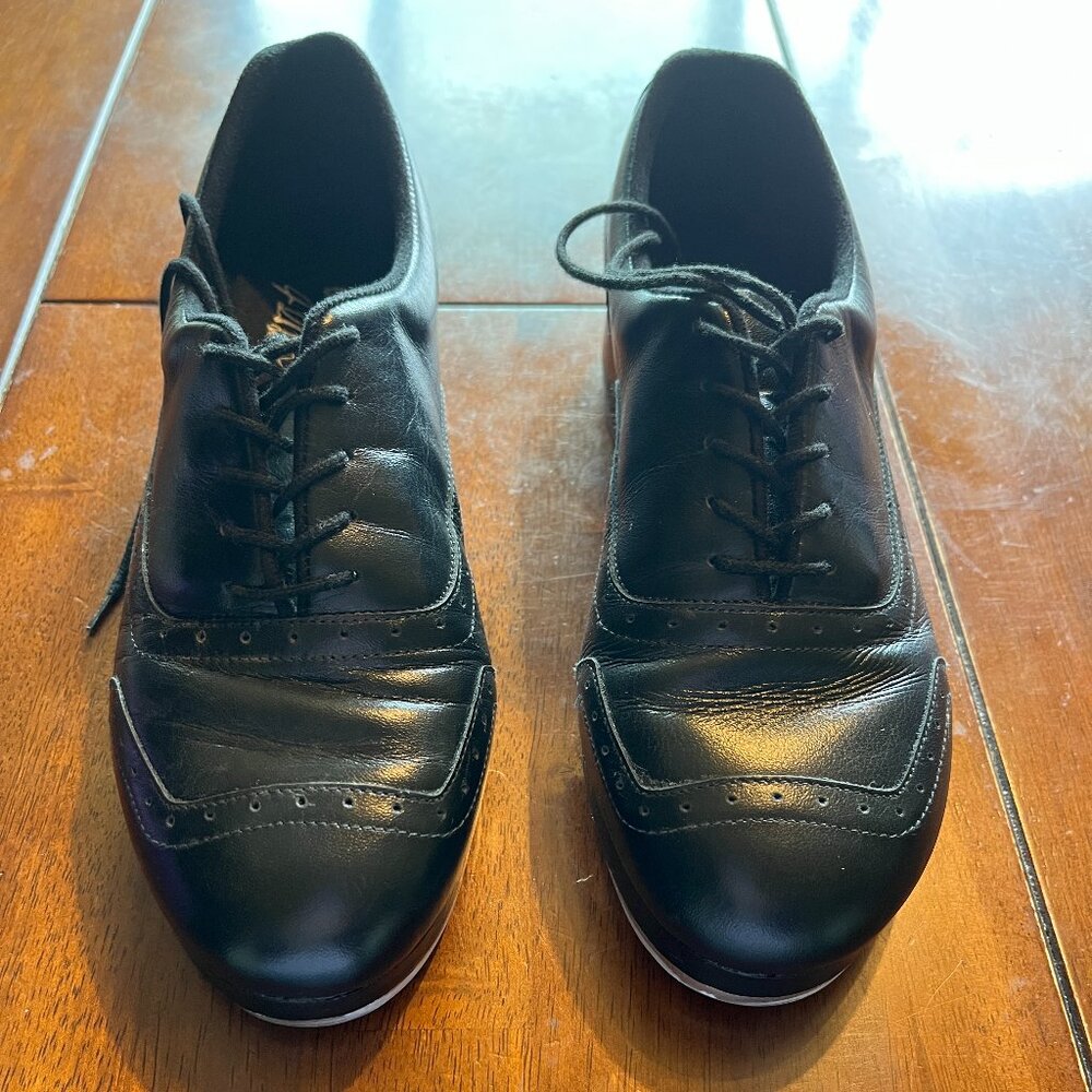 Bloch Mens Size 6.5 Jason Samuels Smith Black Leather Dance Tap Shoes